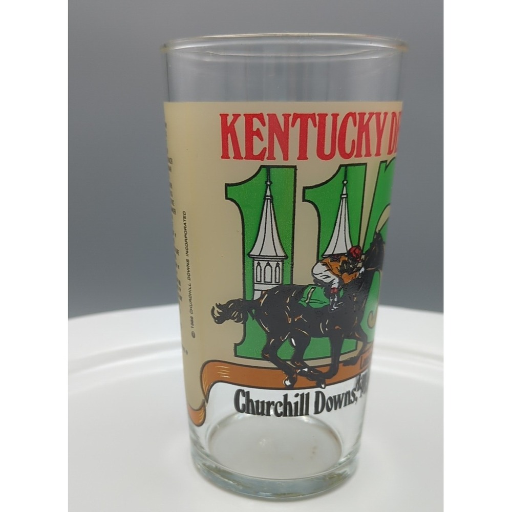 Official 115th Kentucky Derby‎ Glass Tumbler- May 6, 1989 Churchill Downs - Picture 14 of 16